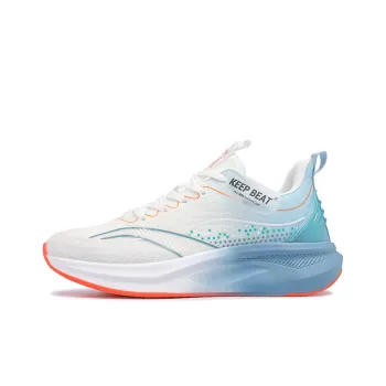 Keep Beat Running Shoes Unisex Low Top Pink, Orange, White, Black