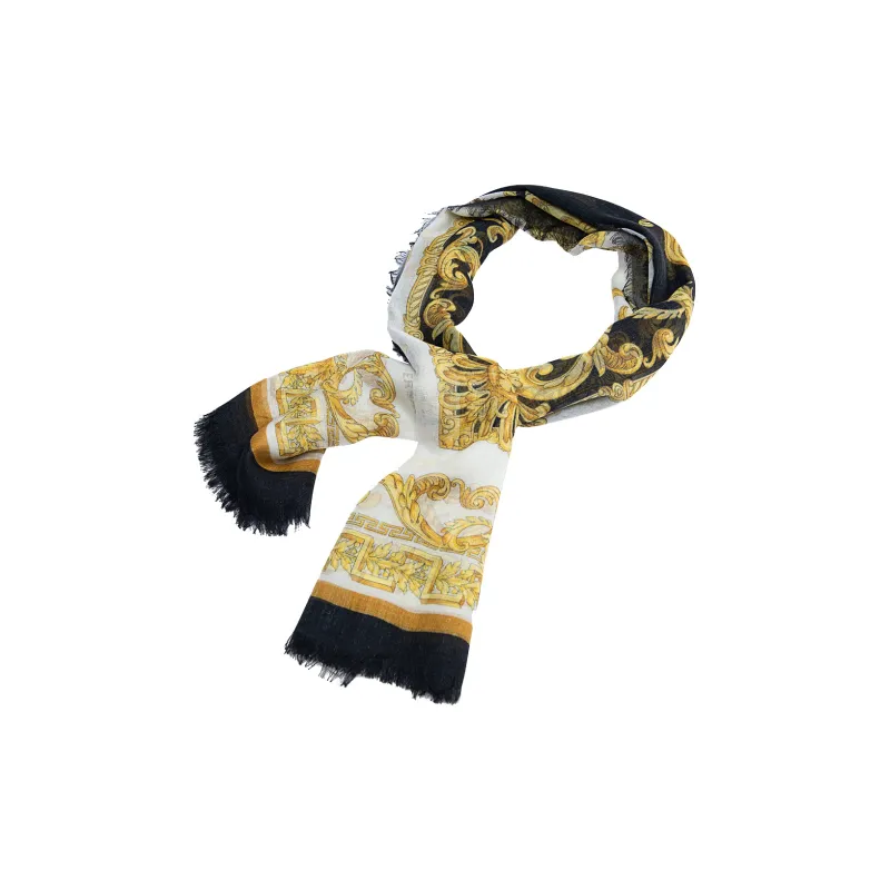 VERSACE Mulberry Silk Shawls Unisex-3