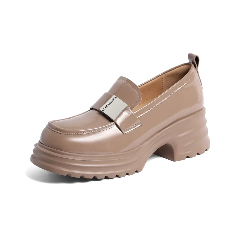 BELLE Loafers Women's Apricot/Black-1