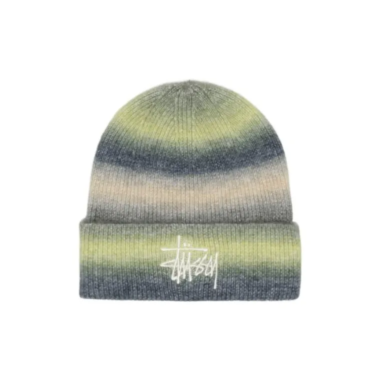 Stussy Spray Stripe Cuff Beanie-0