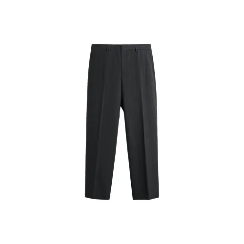 ZARA Suit Trousers Men Black