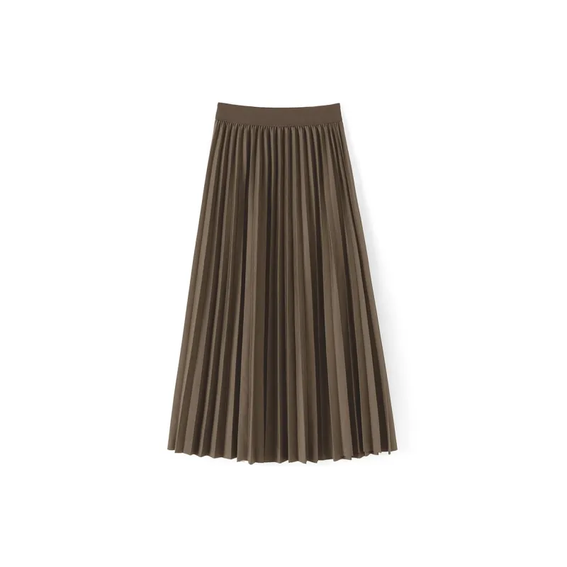 TOUCH Casual Long Skirts Women's Black-3