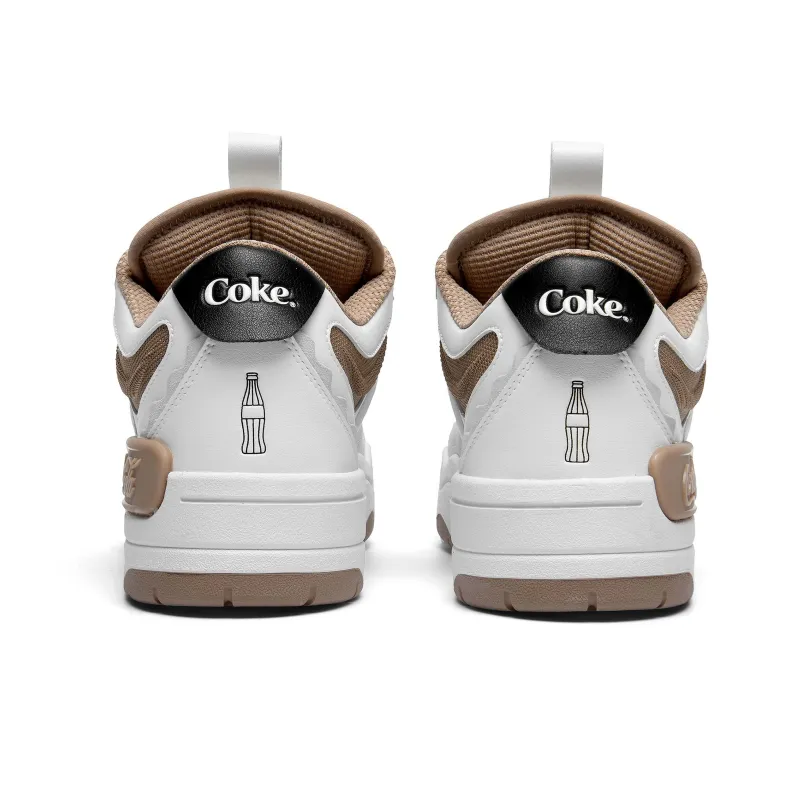 Coca Cola Coverage Slip Resistant Cushioning Wear Resistant Height Increasing Low Top Skateboard Shoes Unisex-16