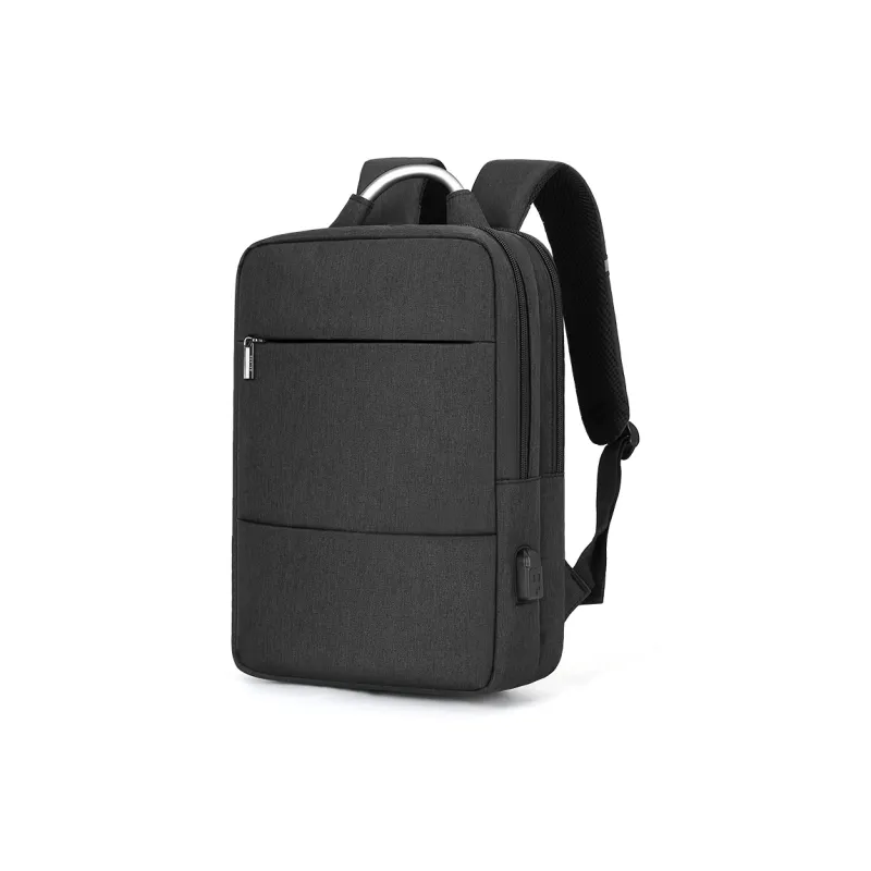 BALANG Oxford Backpack Large Size Unisex Black/Gray-0
