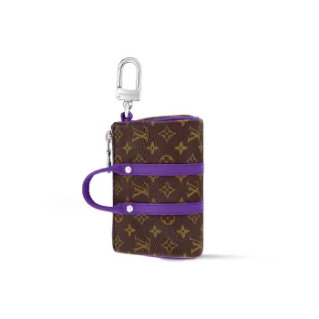 LOUIS VUITTON Lv Colormania Mini Keepall Pouch Violet