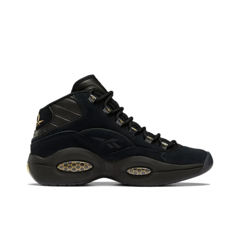 Reebok Question Mid Black Gold-1