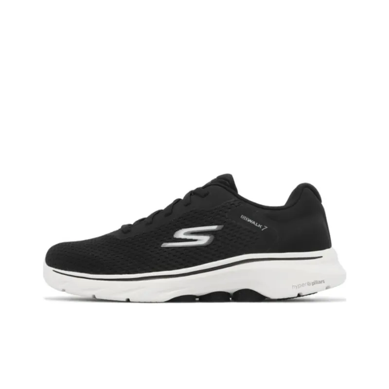 Skechers GO WALK 7 Durable Breathable Low Top Casual Shoes Men's Black-0