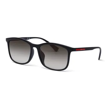 PRADA Plate Frame Square Ink Lenses Unisex Black