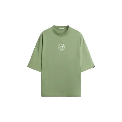 ZARA T-Shirts Men Green