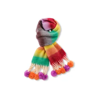 VIVIWELL Mohair Knit Scarves Unisex