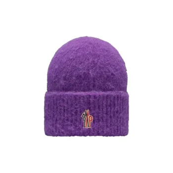 Moncler Grenoble Logo patch Wool Brushed Beanie