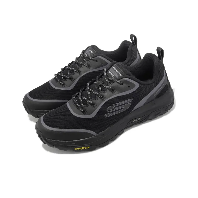 Skechers ARCH FIT SKIP TRACER Arch Fit Skip Tracer Durable Breathable Low-Top Casual Shoes Men's Black-2