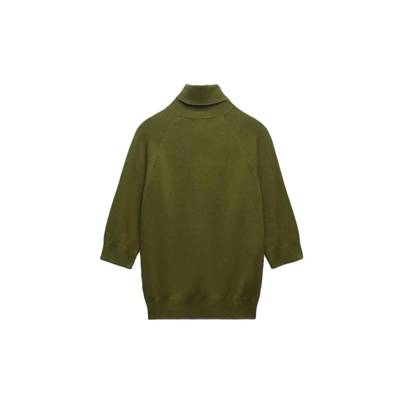 ZARA Knitwear Women's Olive Green-1