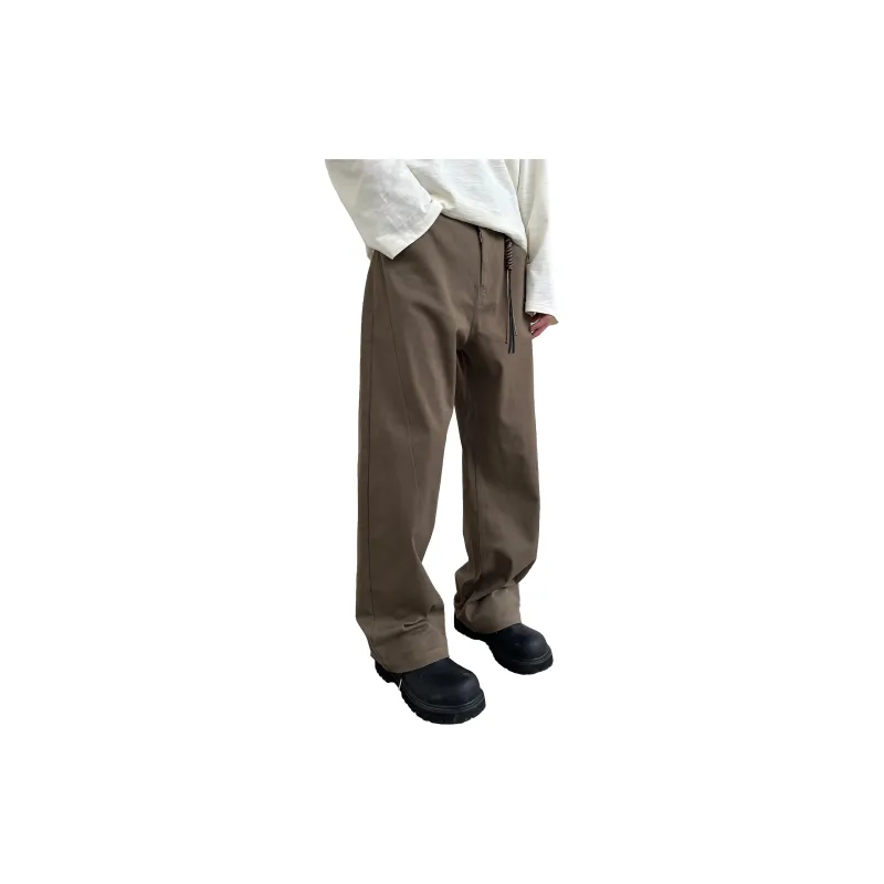 KREATE BLANK Foundation Series Casual Pants Unisex Brown-2