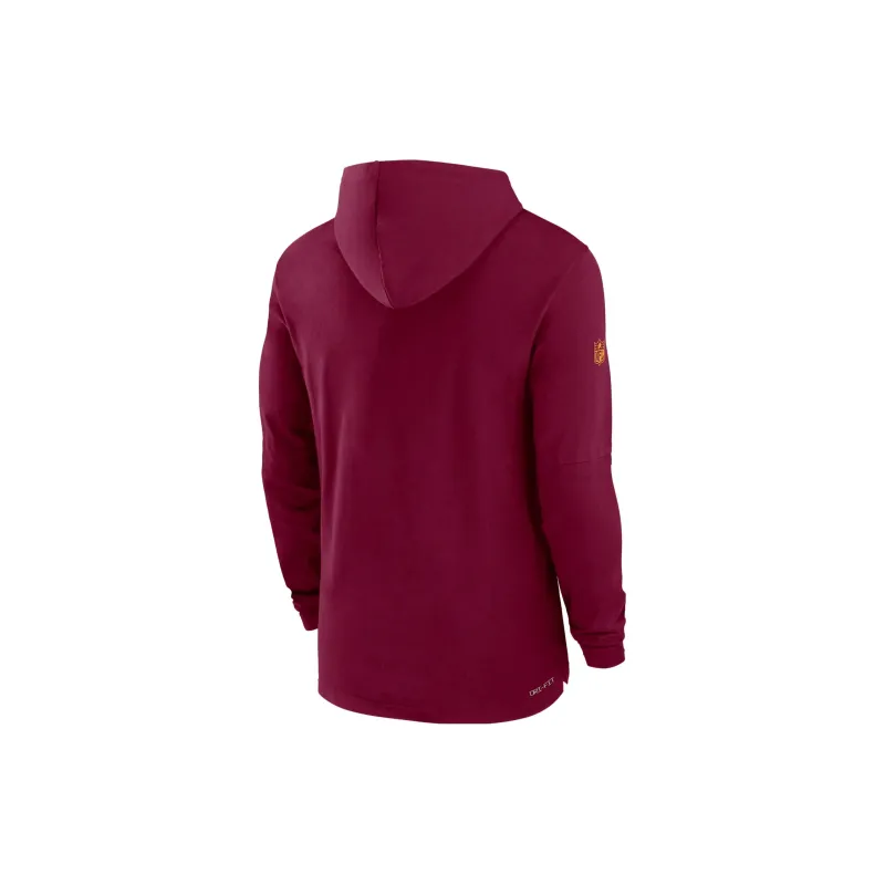 Nike Dri-Fit Washington Commanders Sideline Sweatshirt Men's Red-1