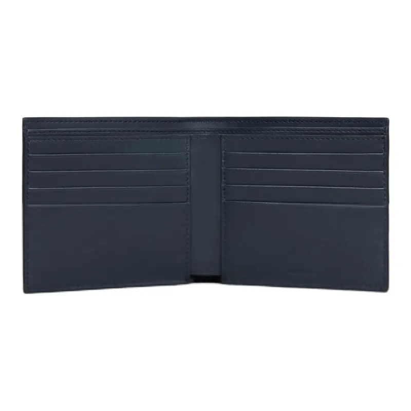 CELINE Shiny Calfskin Wallet Regular Men's Sacred Blue-3