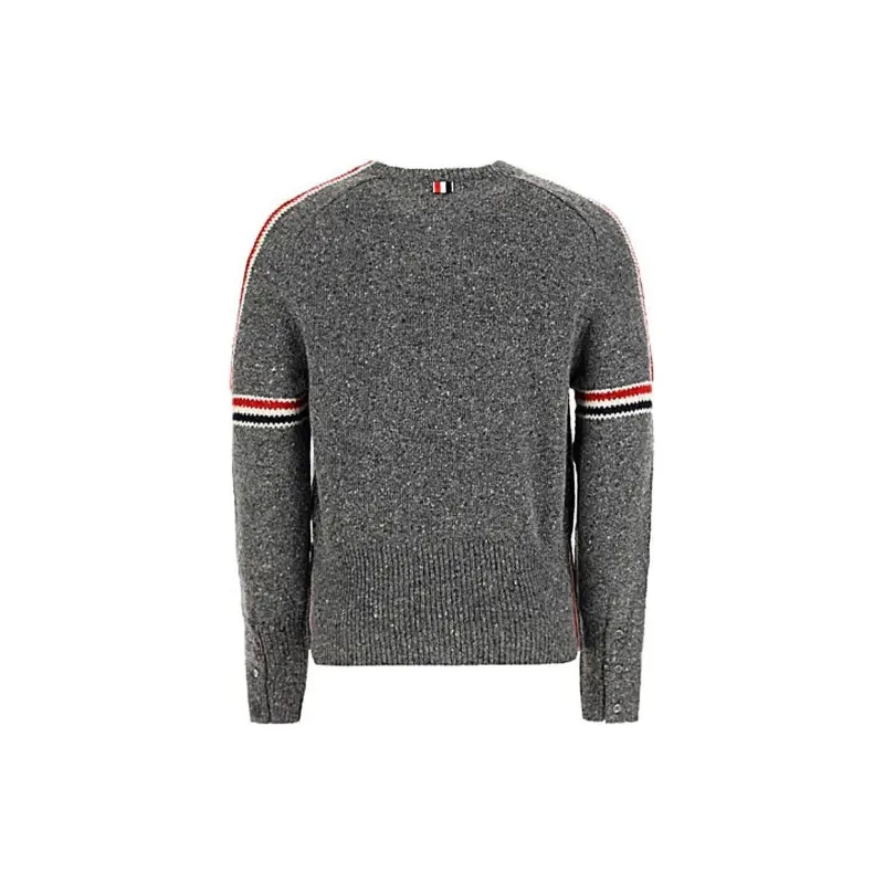 THOM BROWNE· FW21 Sweater Men's Charcoal Gray-1