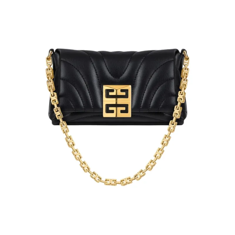 Givenchy 4G Cow Leather Handbag, Shoulder Bag Women's Black-0