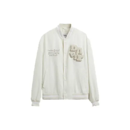 ZARA Jackets Men White