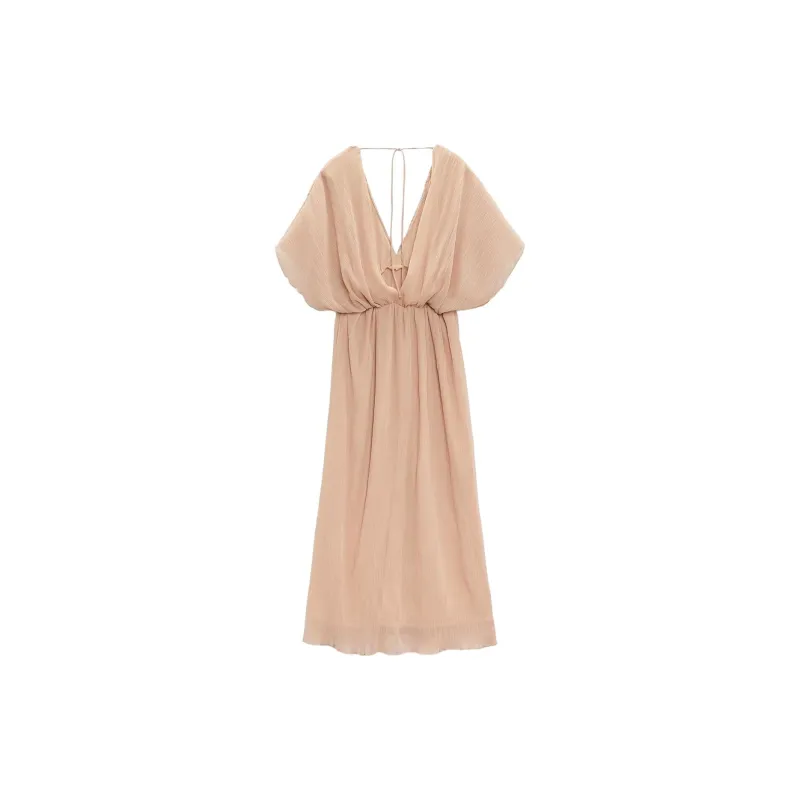 ZARA Short-Sleeved Dresses Women's Light Pink-1
