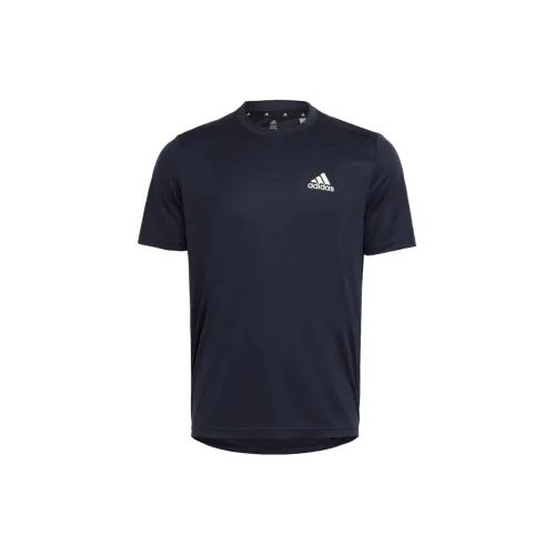 Adidas T-Shirts Men Ink Blue