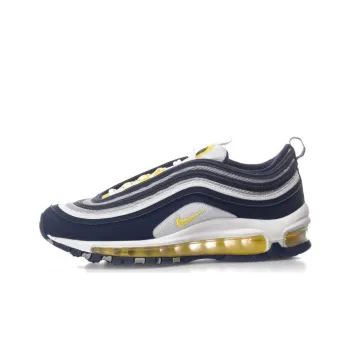 Nike Air Max 97 Cushioning Low-Top Running Shoes GS Blue White Yellow