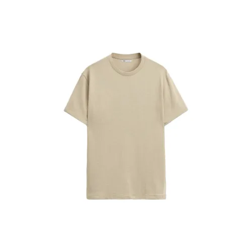 ZARA T-Shirts Men Brown