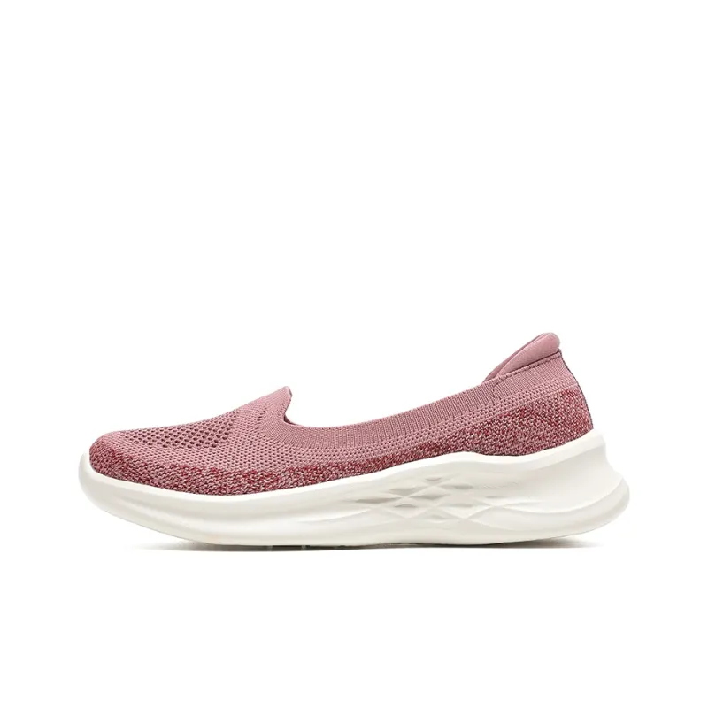 Mulinsen Rebound Height Increasing Balance Lightweight Breathable Quick Dry Low Top Casual Shoes Women's Purple-5