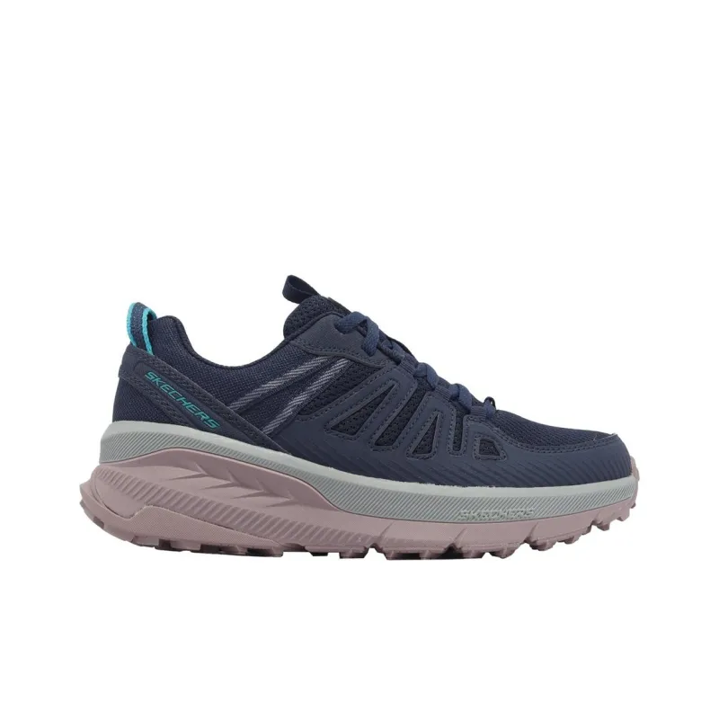 Skechers Switch Back Cushioning, Wear Resistant Low Top Running Shoes Women's Dark Blue-1