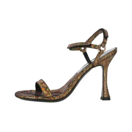 By Far Mia Strap Sandals 10cm Women's Bronze