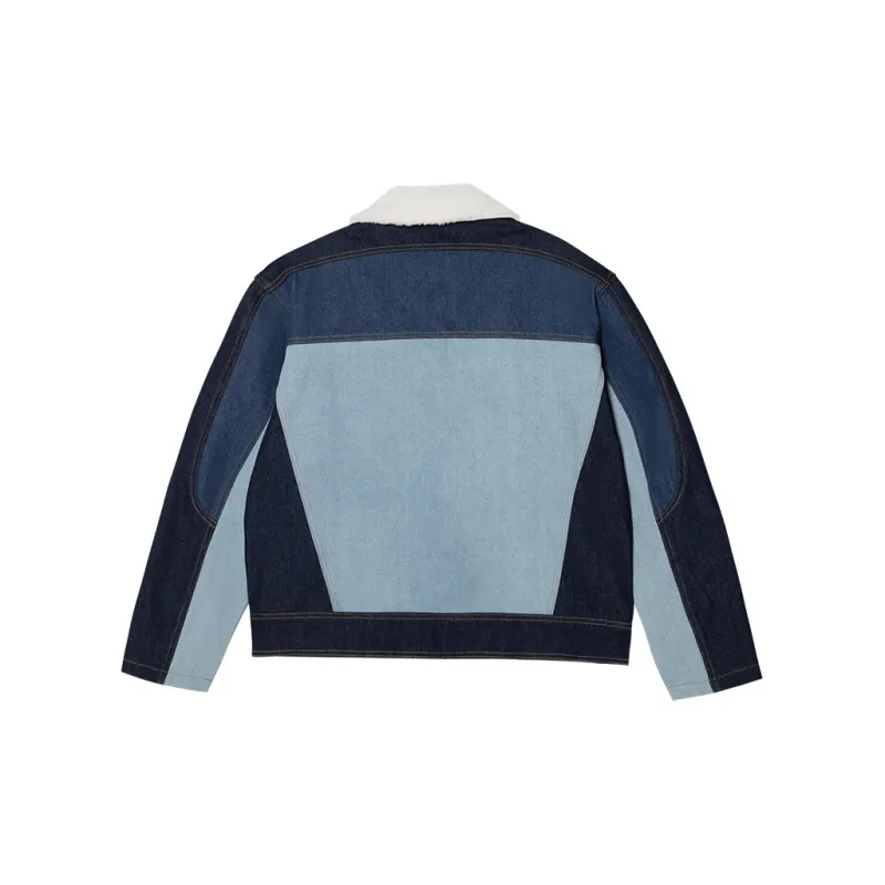 AFGK Vintage And Splicing Unisex Denim Jacket-1