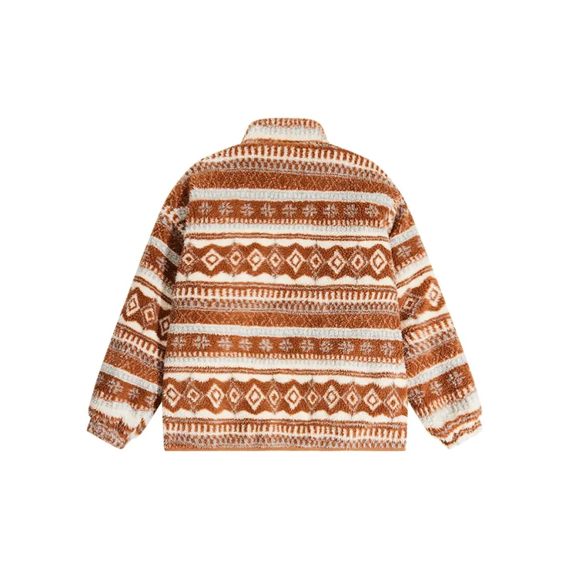 CoosRetro Puffer Jackets Unisex Brown-1