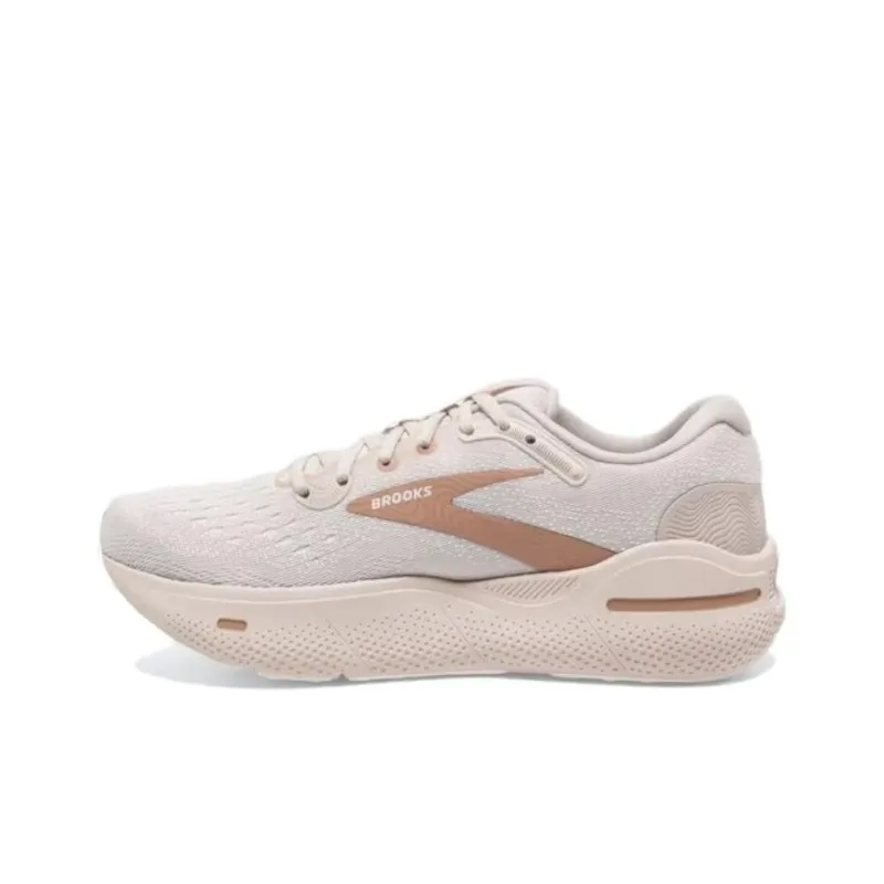 Brooks Ghost Ma Cushioning, Wear Resistant Low Top Running Shoes Women's Light Pink-0