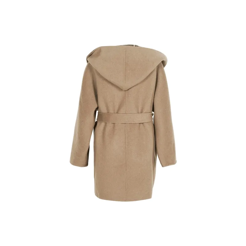 MISSSHINE Coats Women's Coffee-1