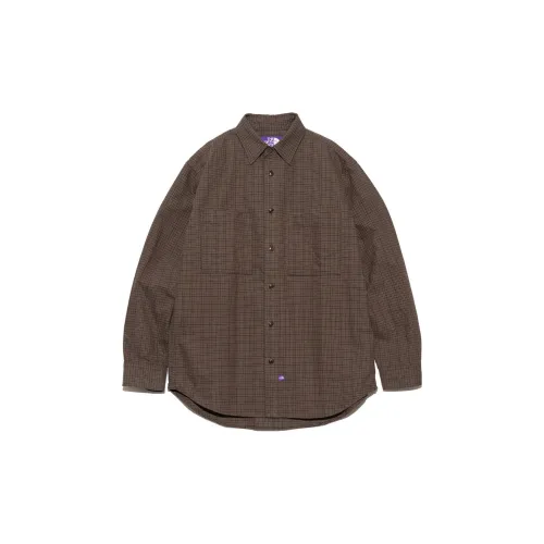 THE NORTH FACE PURPLE LABEL Shirts Men Brown