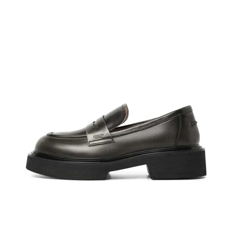 BELLE Loafers Women's Brown/Gray Brown/Gray-10