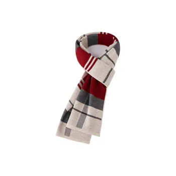 FAIRWHALE Sheep Wool Knit Scarves Men's