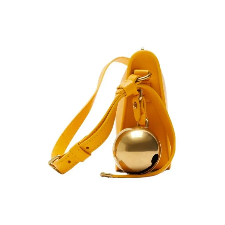 Burberry Lambskin Crossbody Bag, Shoulder Bag Women's Touch Me Not Yellow-2