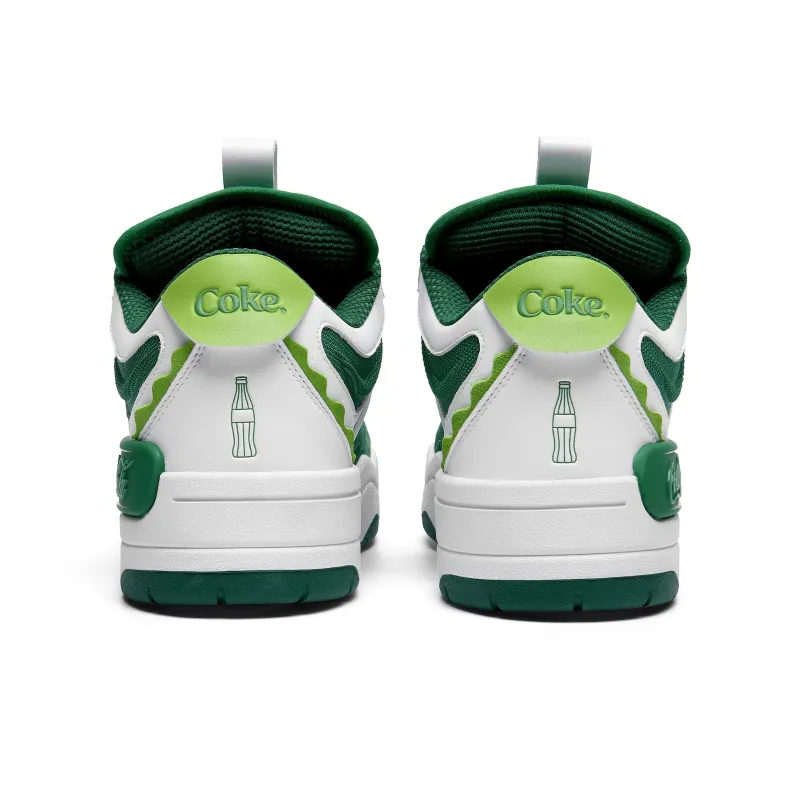 Coca Cola Coverage Slip Resistant Cushioning Wear Resistant Height Increasing Low Top Skateboard Shoes Unisex-22