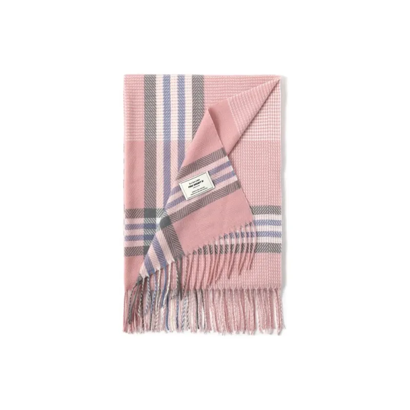FREE RABBITⅡ Faux Cashmere Knit Scarves Unisex-5