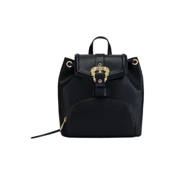 VERSACE JEANS COUTURE Artificial Leather Backpack Tubas Women's Black