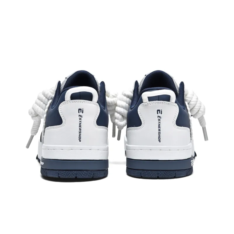 EstherShop Wear-Resistant Slip-Resistant Low-Top Skateboard Shoes Unisex-10