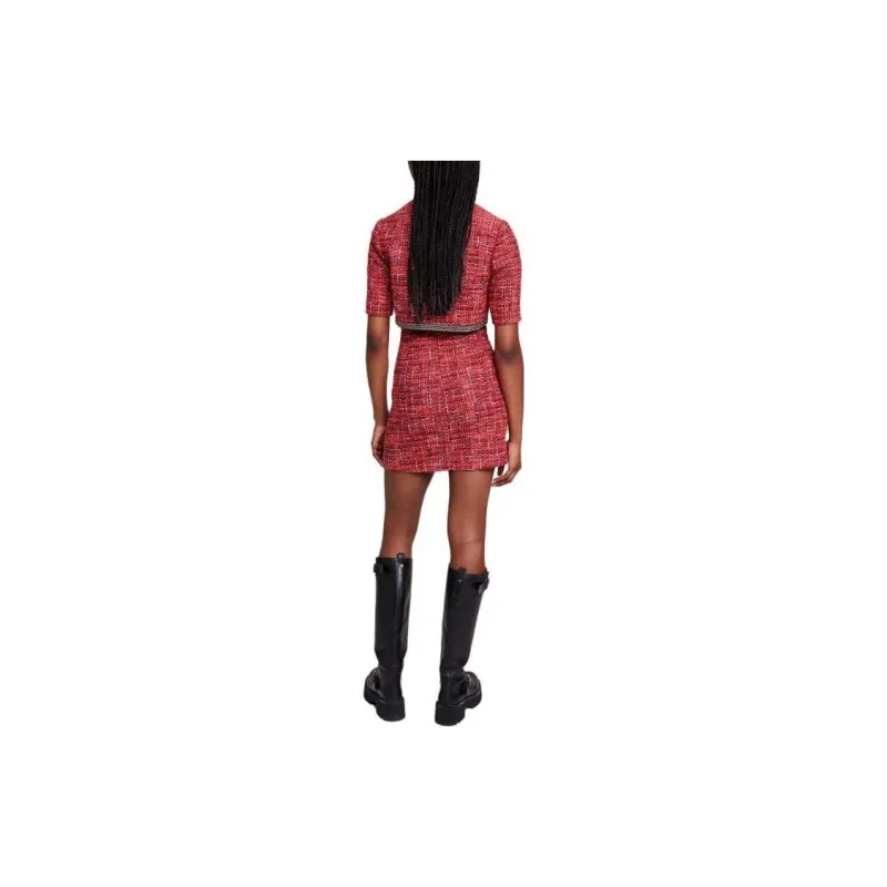 Maje 2 in 2 Tweed Minidress-1