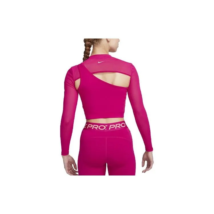 Nike Pro Women's Long Sleeve Cropped Top-1