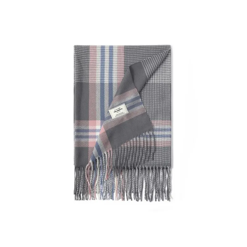 FREE RABBITⅡ Faux Cashmere Knit Scarves Unisex-9