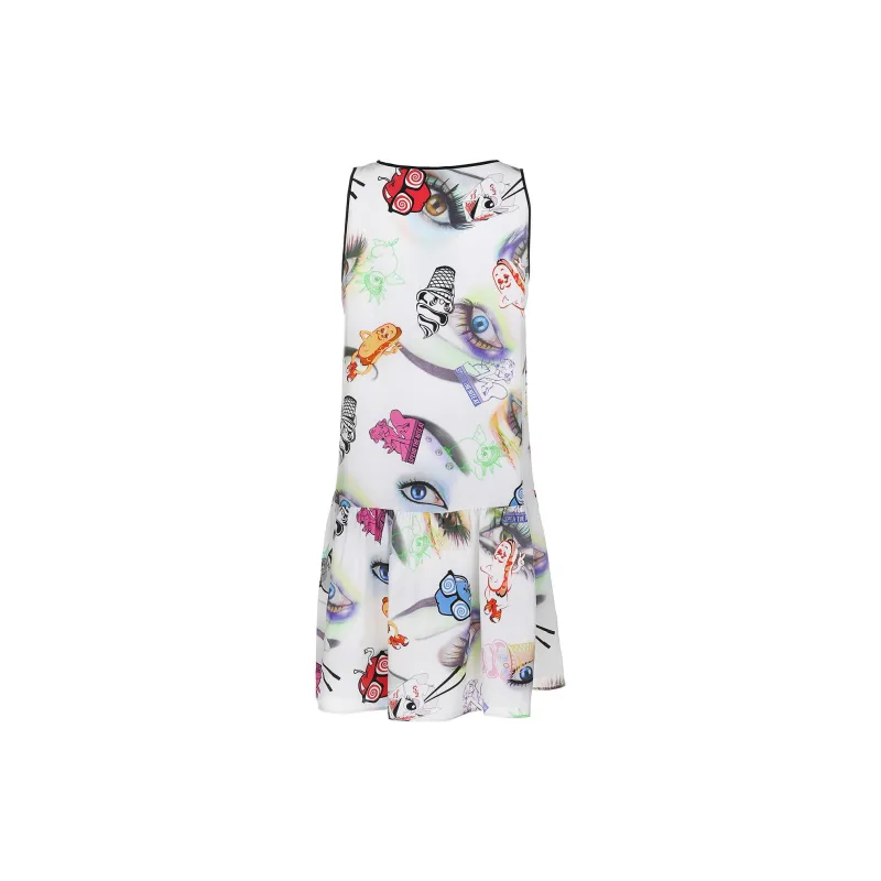KENZO Sleeveless Dress Women's White-1
