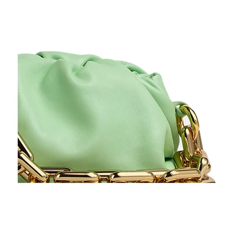 Bottega Veneta Teen Chain Pouch Wasabi-3