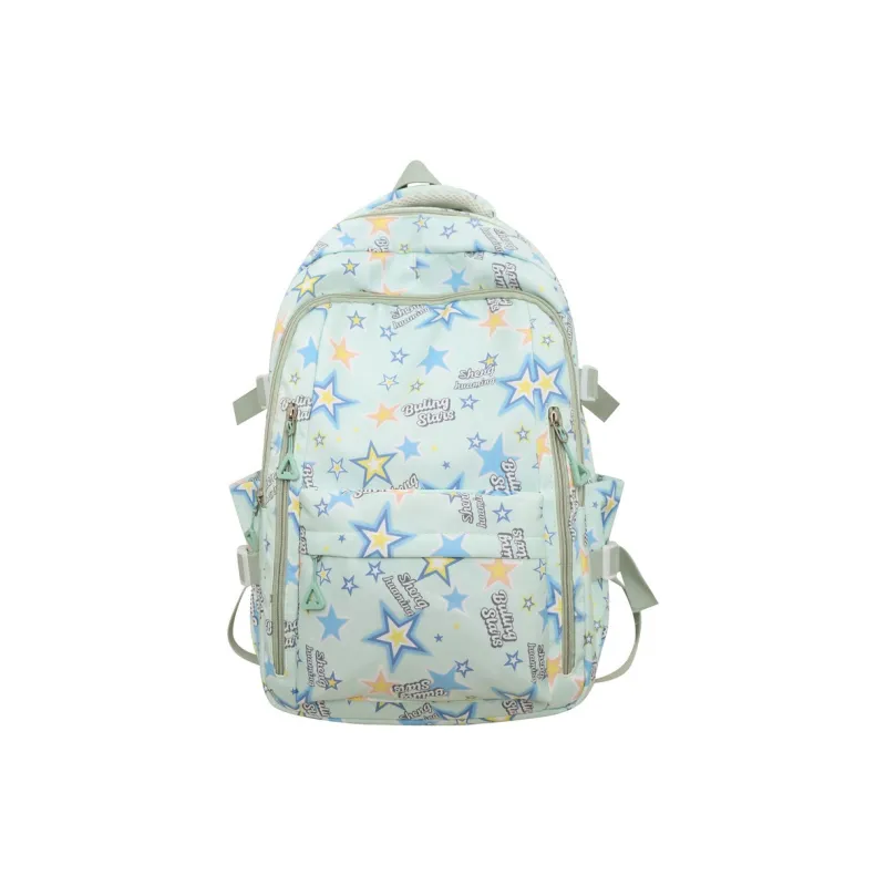 BALANG Nylon Backpack Regular Unisex Black/Purple/Pink/Green/Blue/White-7