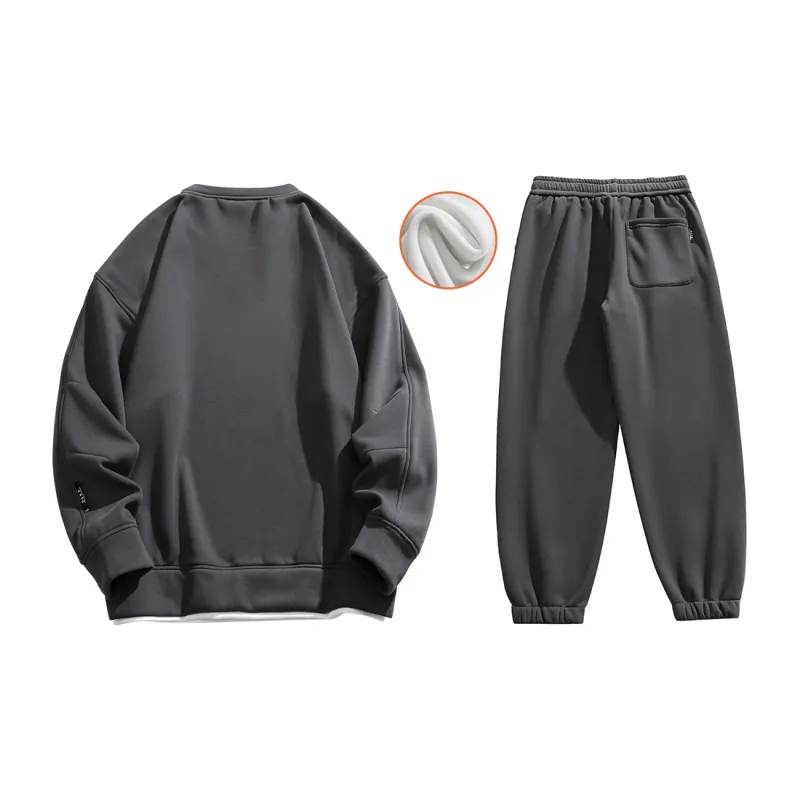 GSUE Autumn And Winter Season Sweatshirt Set Unisex-1