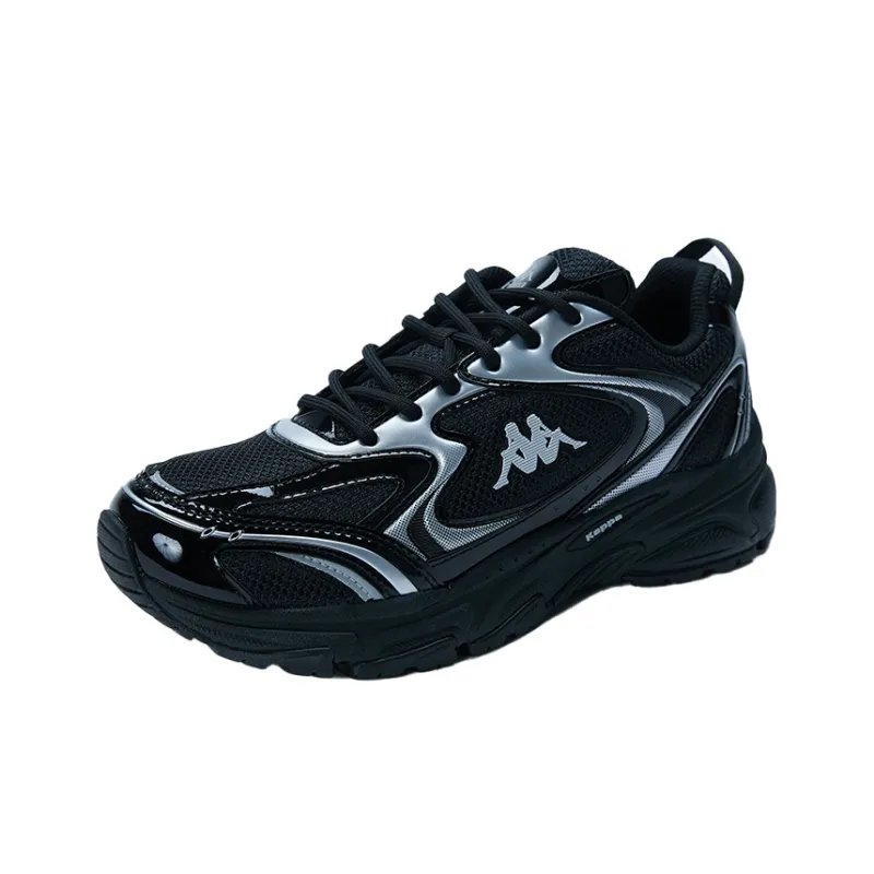Kappa Low Top Chunky Sneakers Unisex Black-1